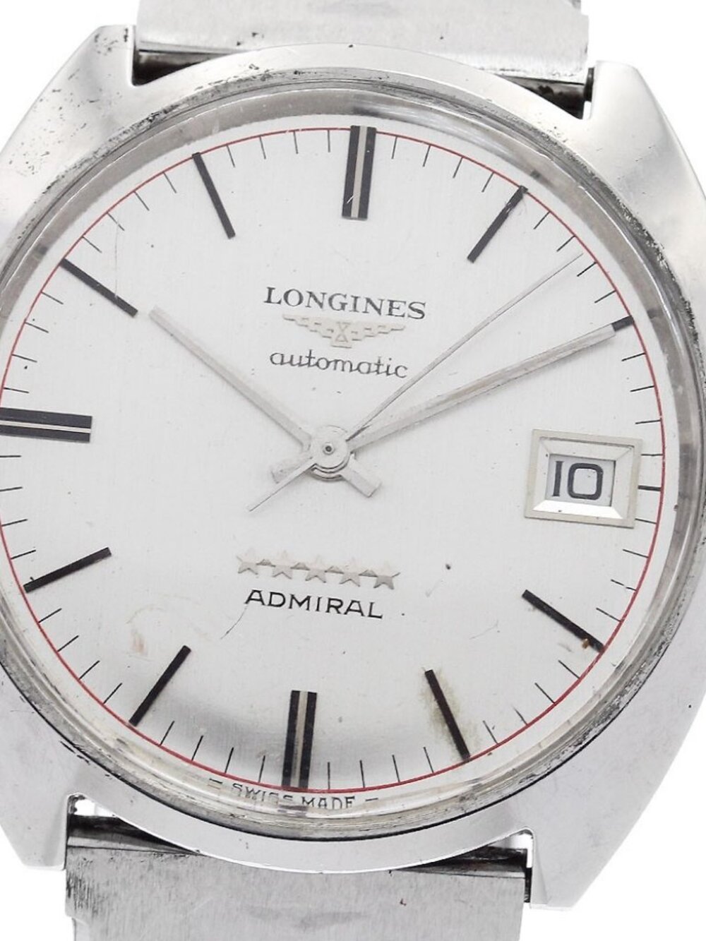 LONGINES Admiral 5 Star Date Silver Dial Automatic Men's Watch_941176 - Picture 6 of 11